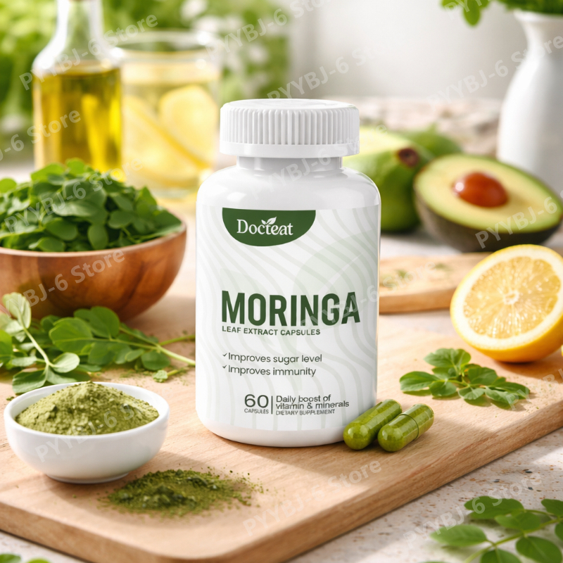 Herbal Wellness Formula - Moringa Gut Health Capsules for Intestinal