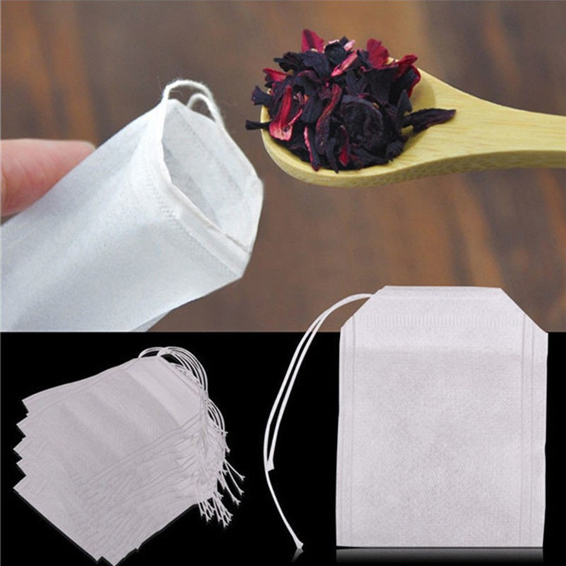 100Pcs Disposable Teabags Non- – Herbal Tea For Wellness Bewertung und Preis