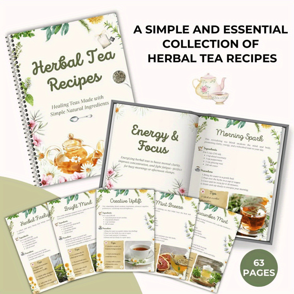 Herbal Tea Recipes Book – Natu – Herbal Tea For Wellness Bewertung und Preis