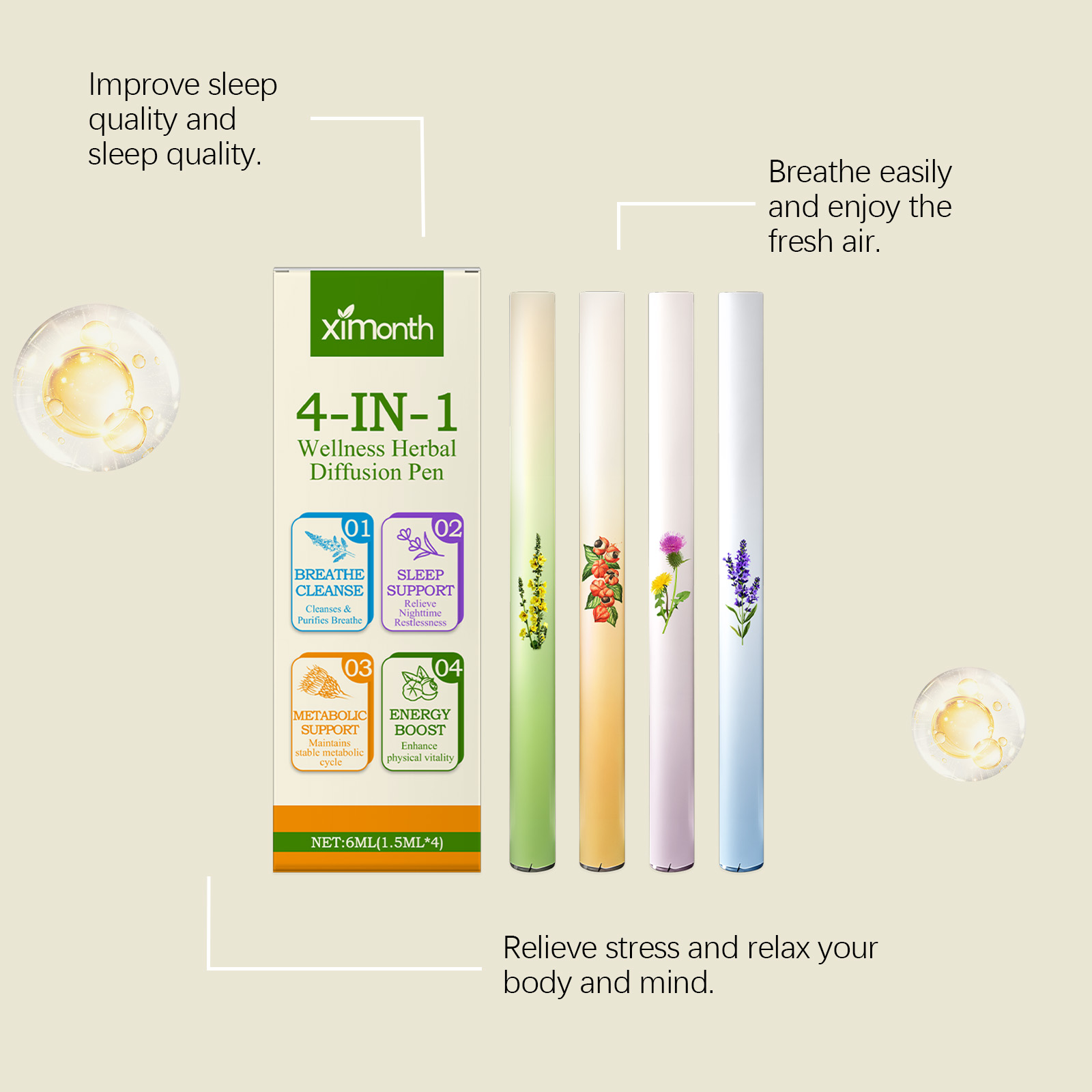 4 In 1 Herbal Energy Combo Sti – Herbal Wellness In Bewertung und Preis