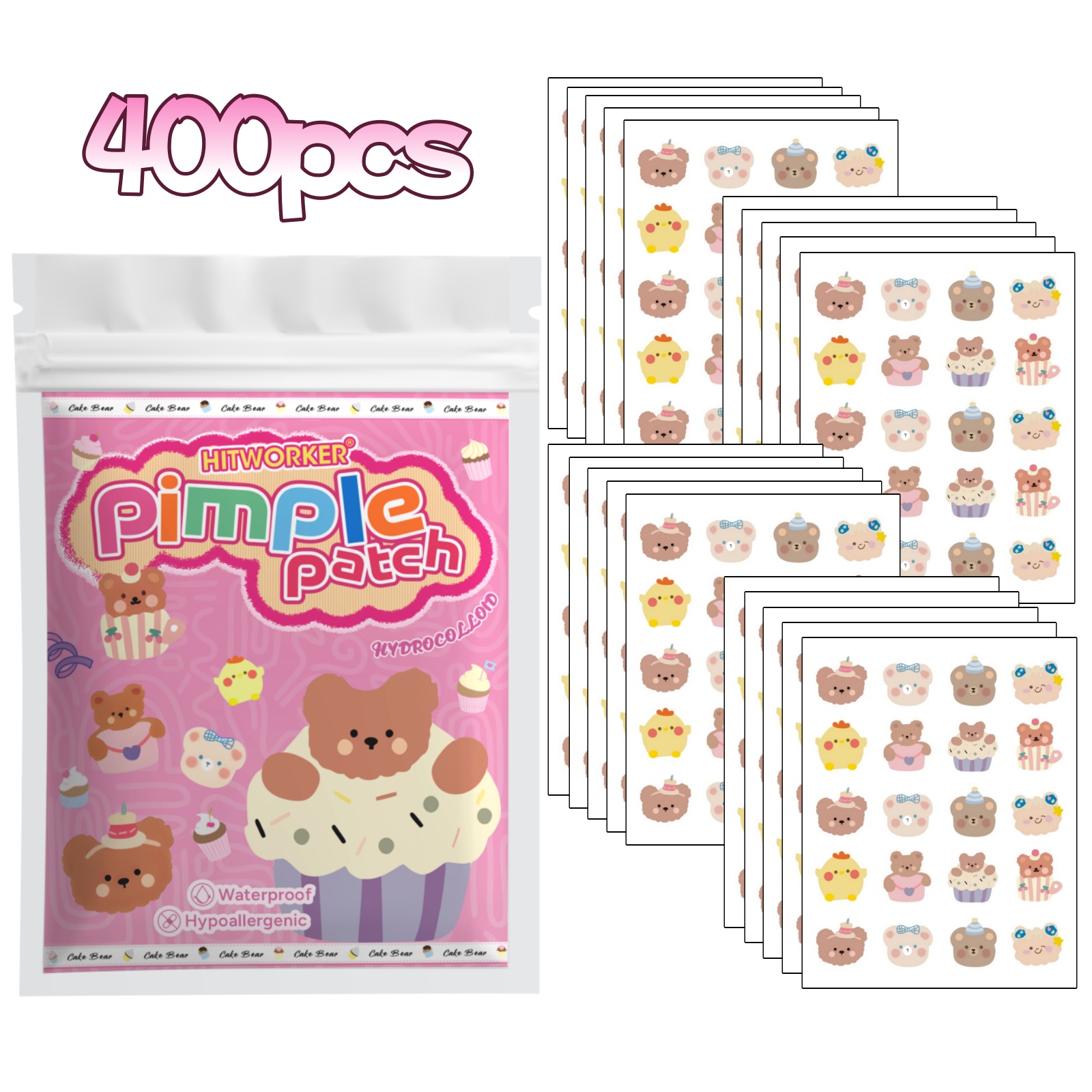 400Pcs Cartoon Bear Hydrocollo – Herbal Wellness Tea Bewertung und Preis