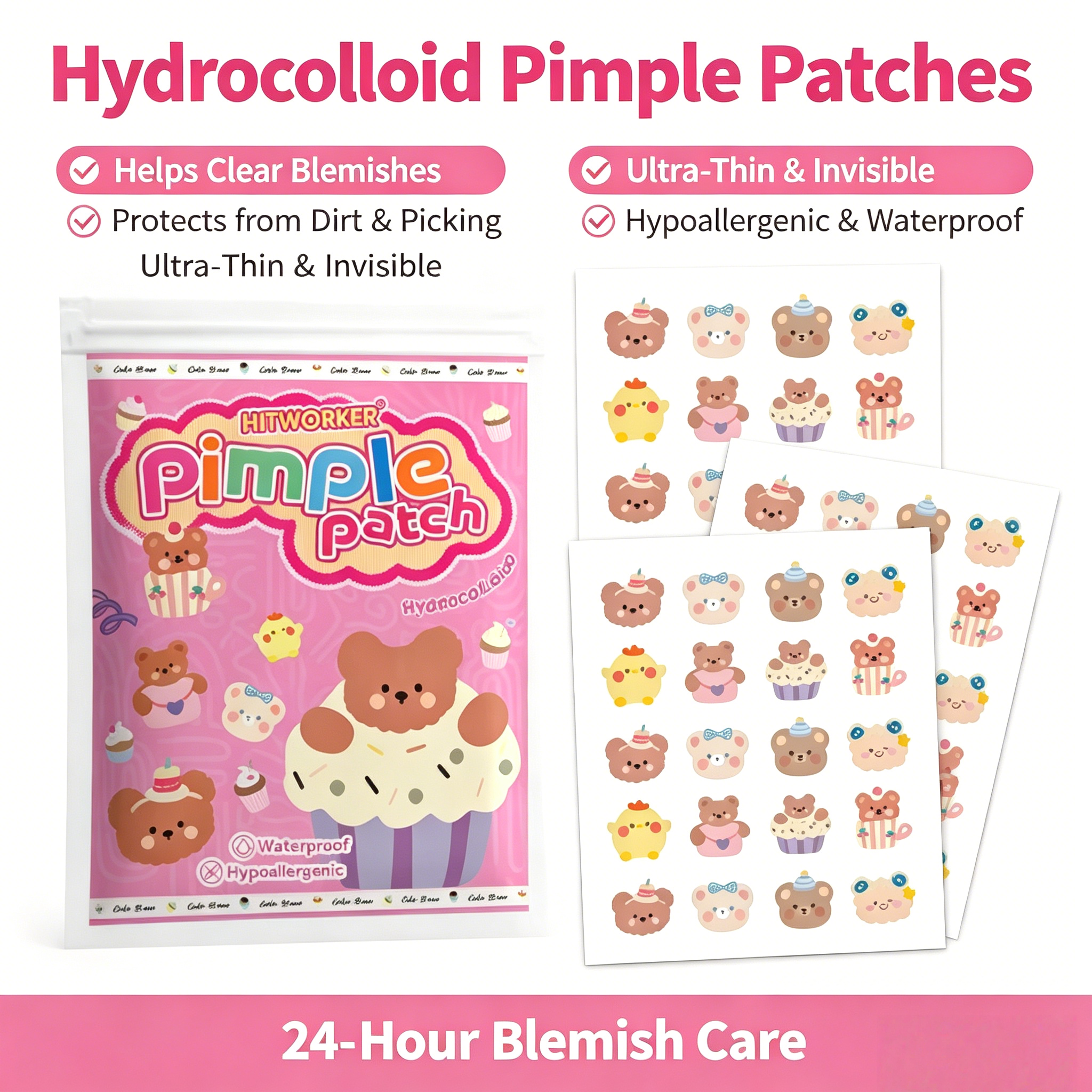 400Pcs Cartoon Bear Hydrocollo – Herbal Wellness Tea Bewertung und Preis