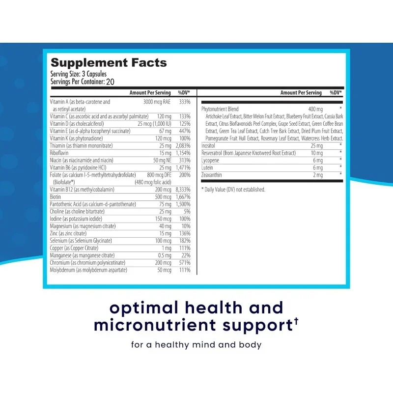 Essential Micronutrient Comple – Herbal Wellness Formula Bewertung und Preis