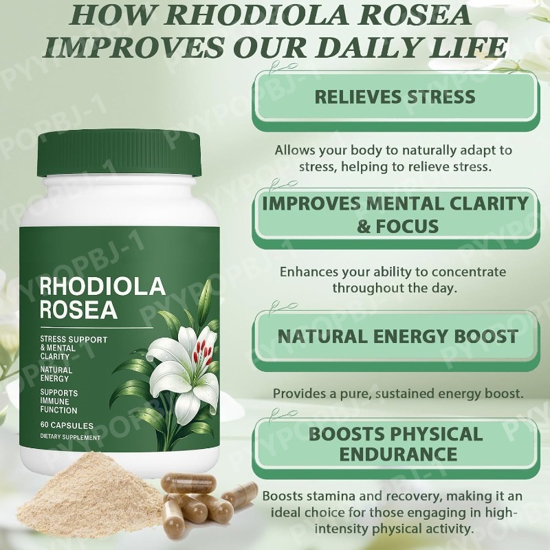 Rhodiola Rosea Capsules 500mg, – Herbal Wellness In Bewertung und Preis