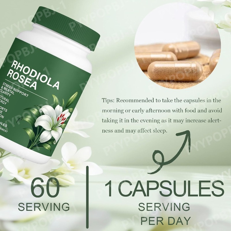 Rhodiola Rosea Capsules 500mg, – Herbal Wellness In Bewertung und Preis