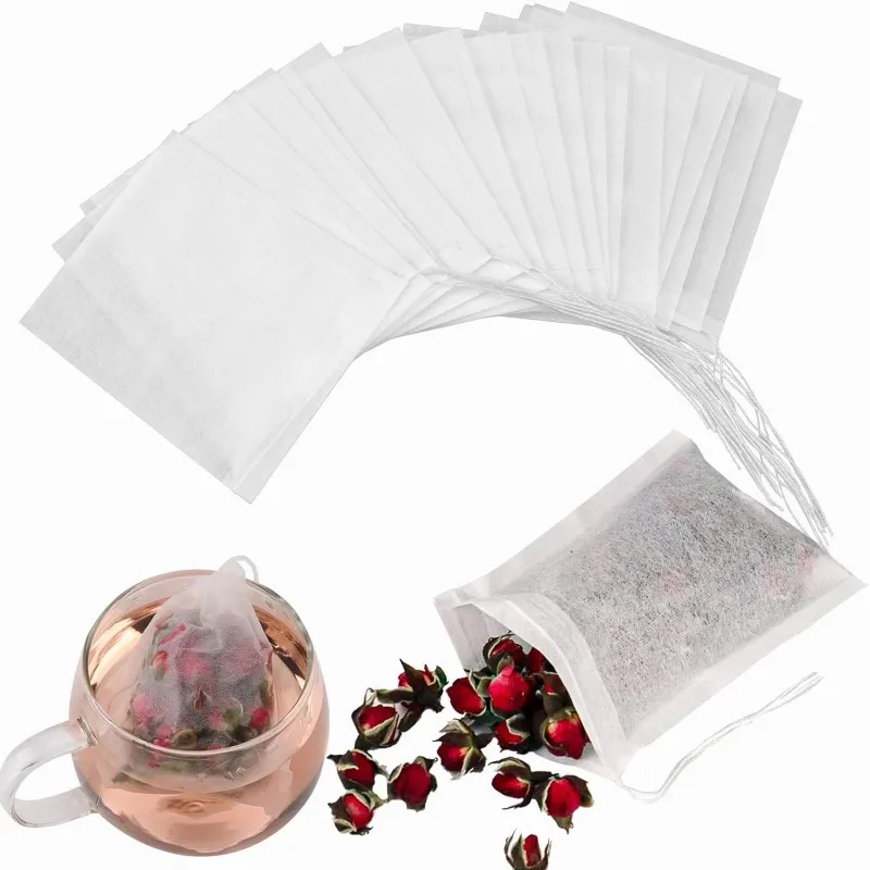100pcs Disposable Teabags Non- – Herbal Tea For Wellness Bewertung und Preis