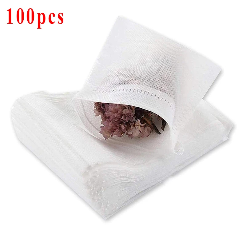 100pcs Disposable Teabags Non- – Herbal Tea For Wellness Bewertung und Preis