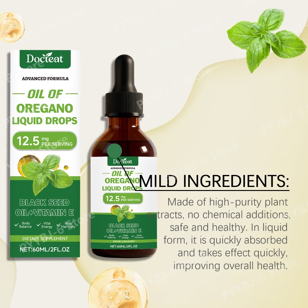 Oregano Oil Liquid Drops 60ml  – Herbal Wellness In Bewertung und Preis