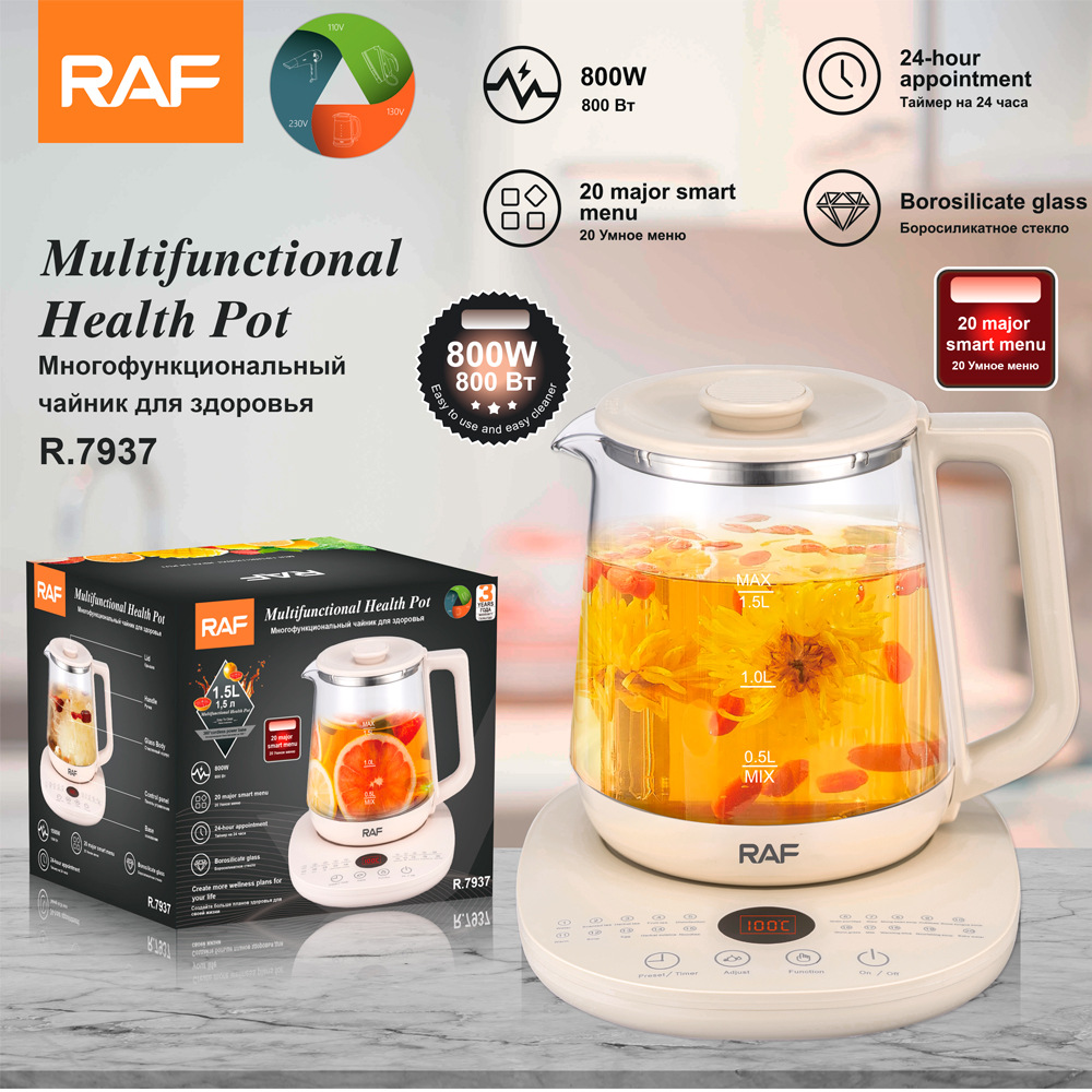 1.5L Transparent Glass Electri – Herbal Tea For Wellness Bewertung und Preis