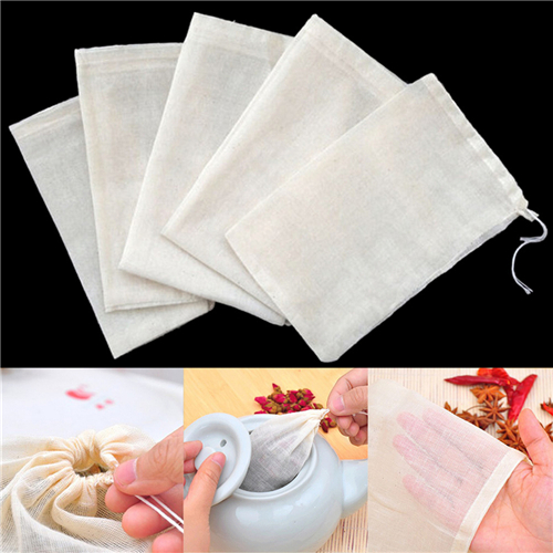 1pc/10Pcs Cotton Tea Bags Musl – Herbal Tea For Wellness Bewertung und Preis