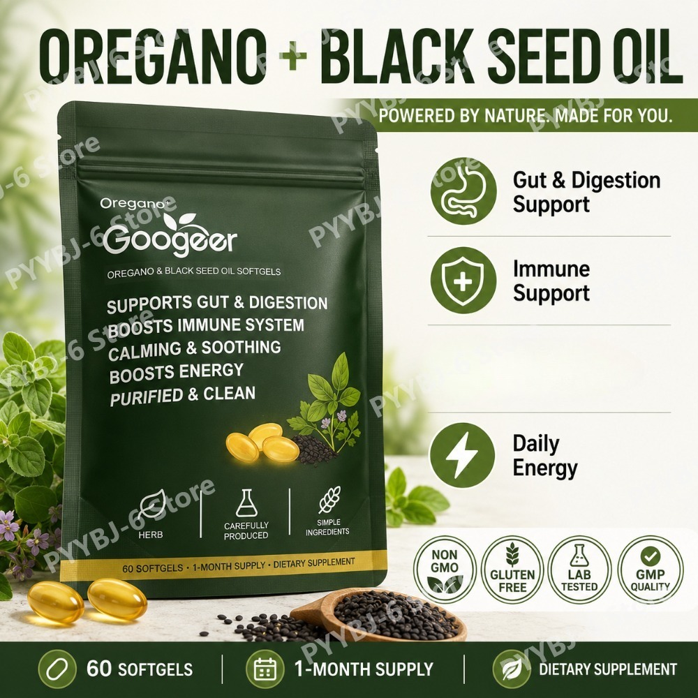 Oregano Black Seed Oil Softgel – Herbal Wellness Formula Bewertung und Preis