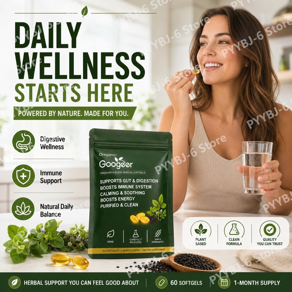 Oregano Black Seed Oil Softgel – Herbal Wellness Formula Bewertung und Preis