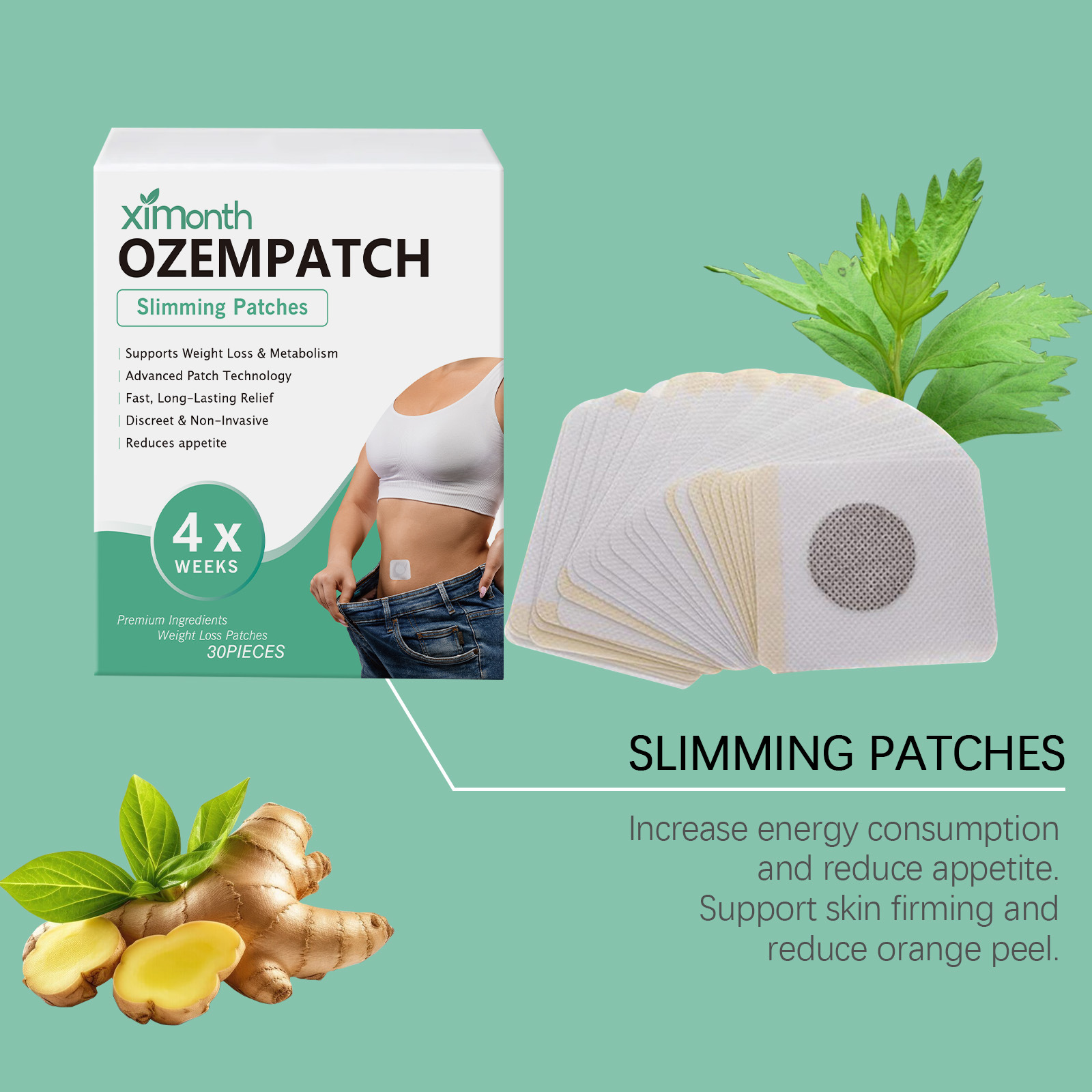 Ximonth Body Shaping Patches I – Herbal Wellness In Bewertung und Preis