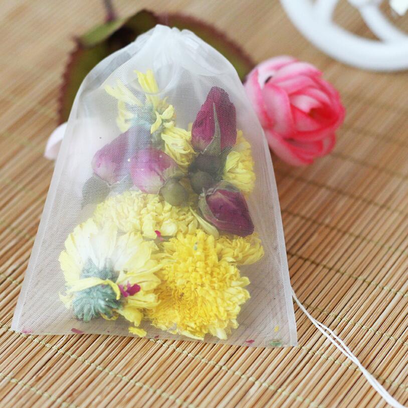 50pcs/lot Empty Tea Bag Nylon  – Herbal Tea For Wellness Bewertung und Preis