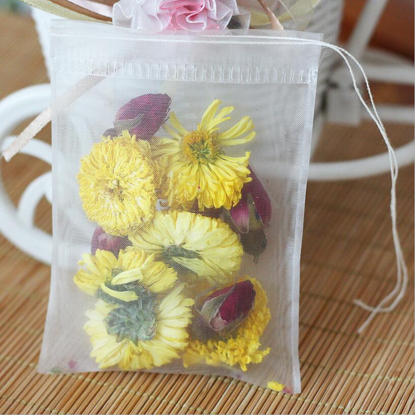 50pcs/lot Empty Tea Bag Nylon  – Herbal Tea For Wellness Bewertung und Preis