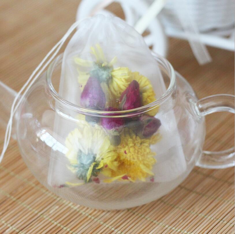 50pcs/lot Empty Tea Bag Nylon  – Herbal Tea For Wellness Bewertung und Preis