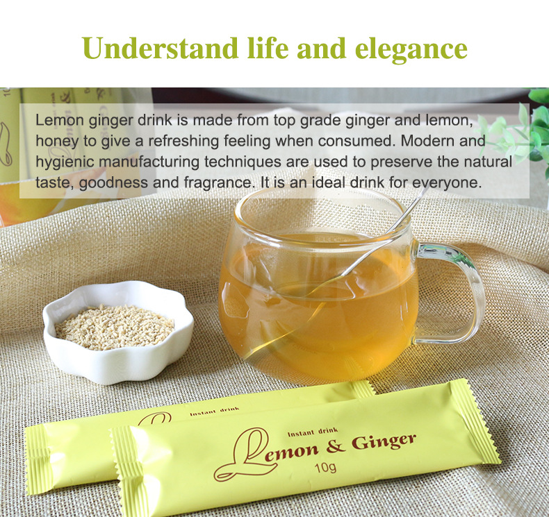 Natural Lemon Ginger Tea Pain  – Herbal Wellness Tea Bewertung und Preis